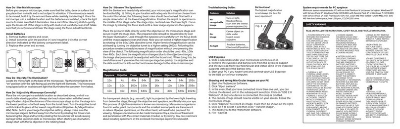 National Geographic 40-1024X instruction manual