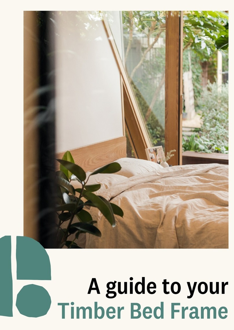 EVA king timber bed frame User manual