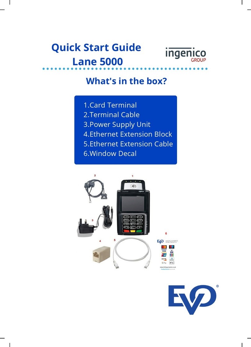 Evo Lane 5000 User manual