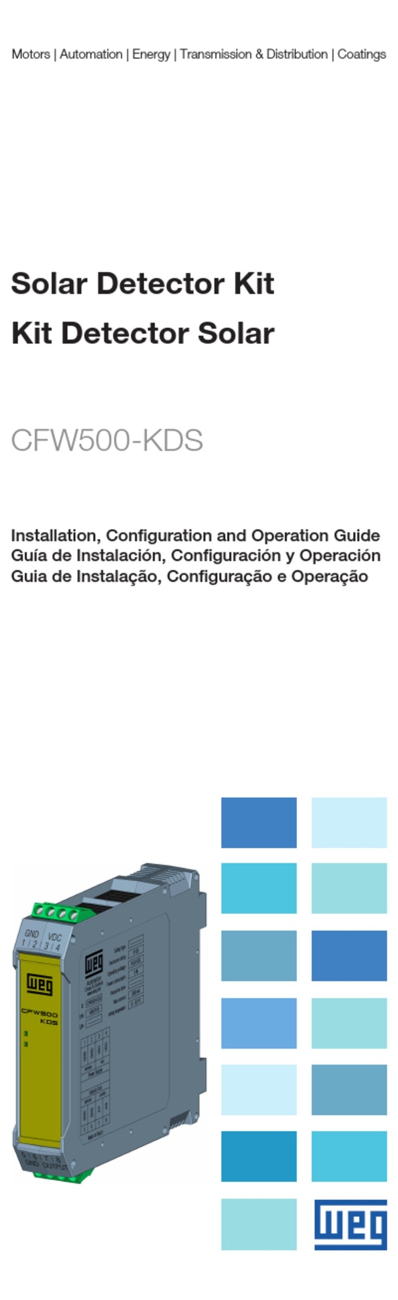 WEG CFW500-KDS Installation, configuration and operations guide