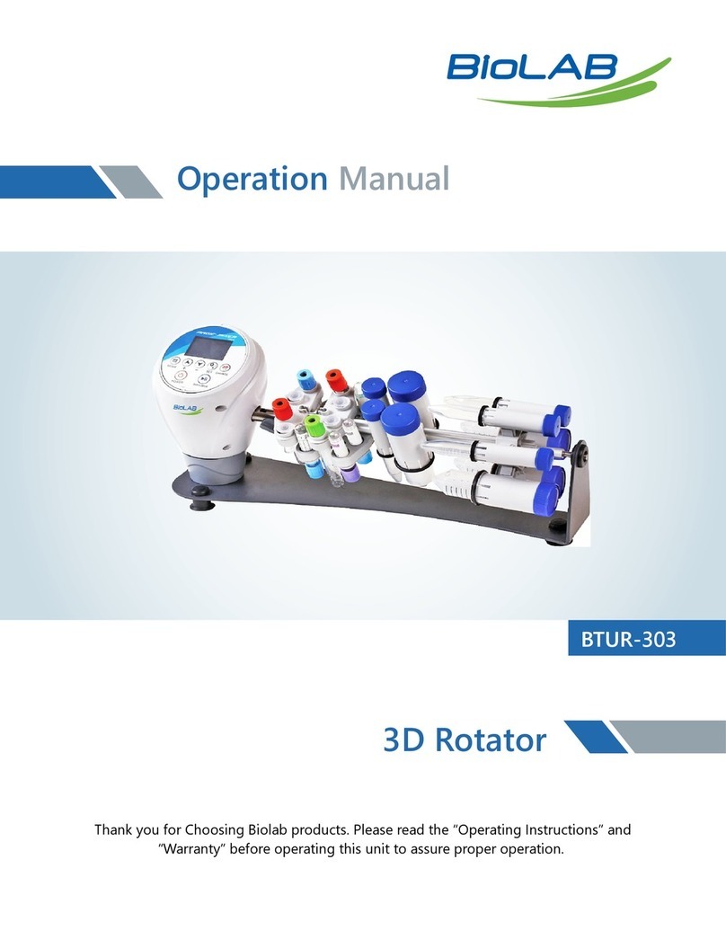 BioLAB BTUR-303 Operation manual