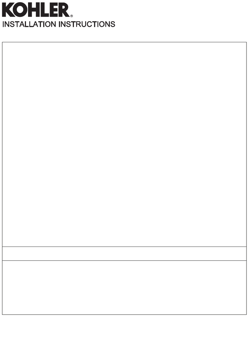 Kohler Composed K-EX20257T-NW-CP User manual
