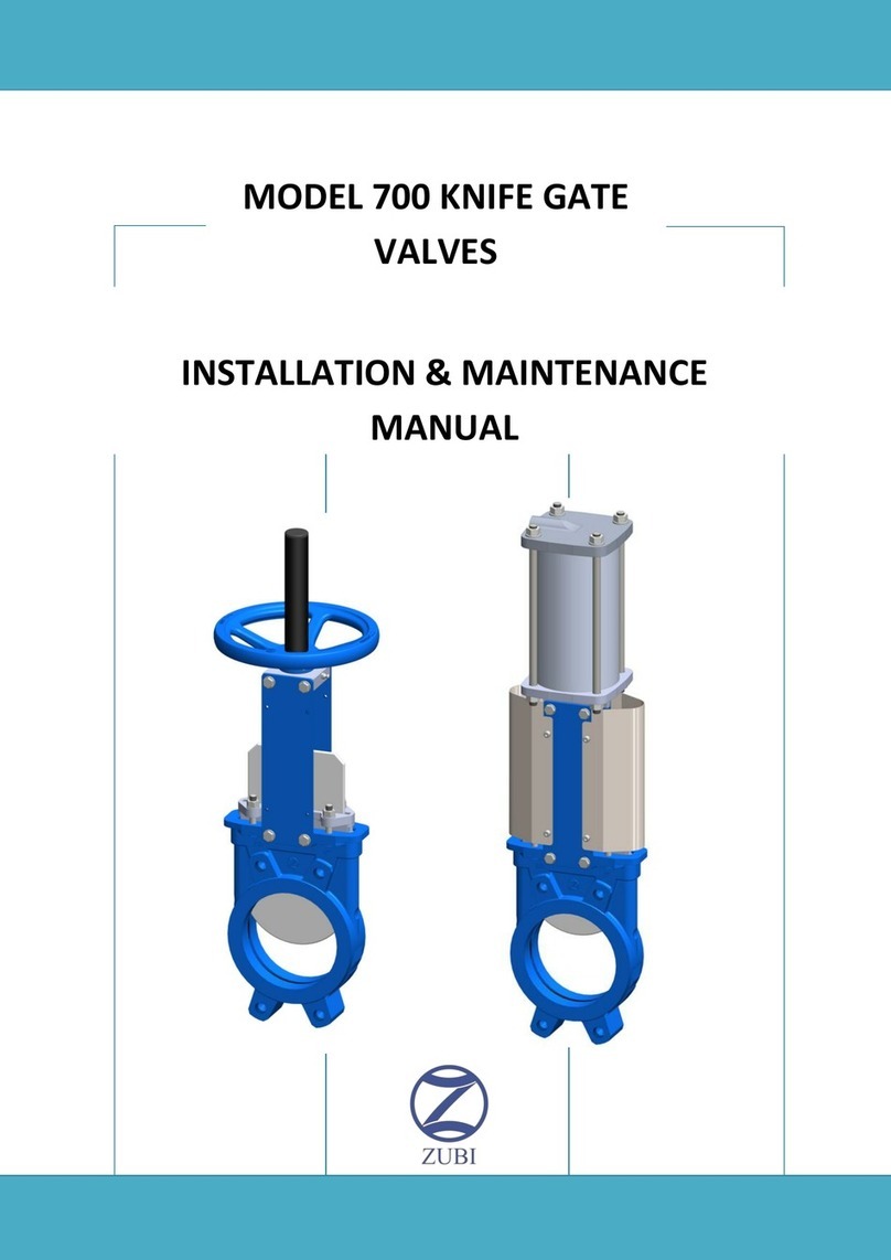 ZUBI 700 Installation & maintenance manual