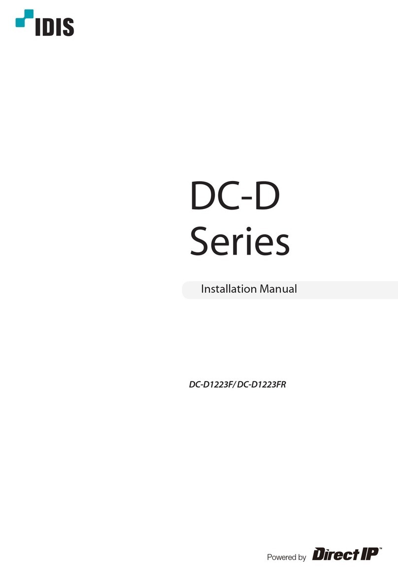 Direct IP Idis DC-D1223F User manual