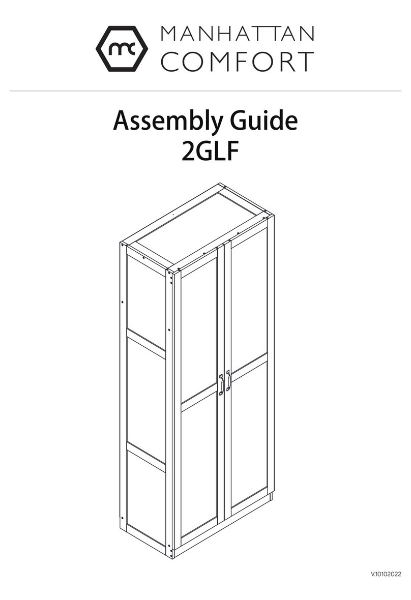Manhattan Comfort HOPKINS 2GLF Assembly guide