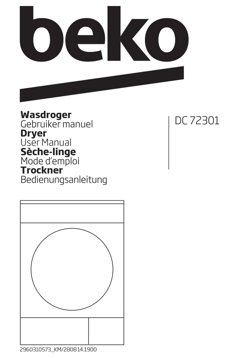 Beko DC 72301 user manual