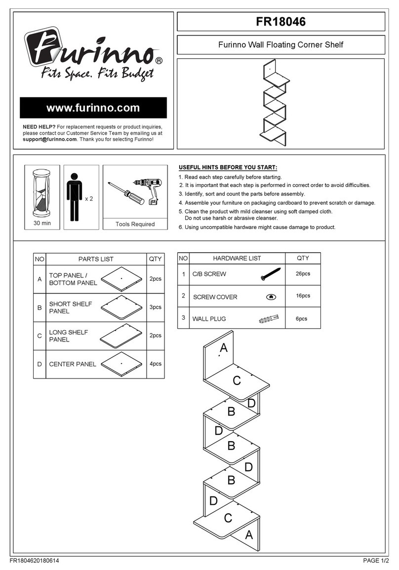 Furinno FR18046 quick start guide Furinno FR18046 quick start guide