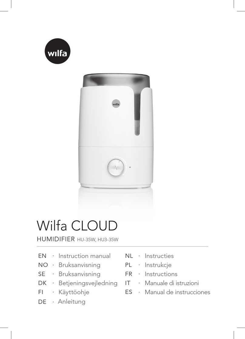 Wilfa HU-35W instruction manual