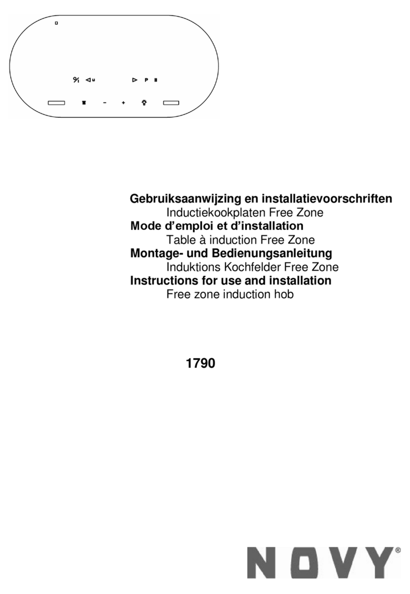 Novy 1790 Instructions for use and installation
