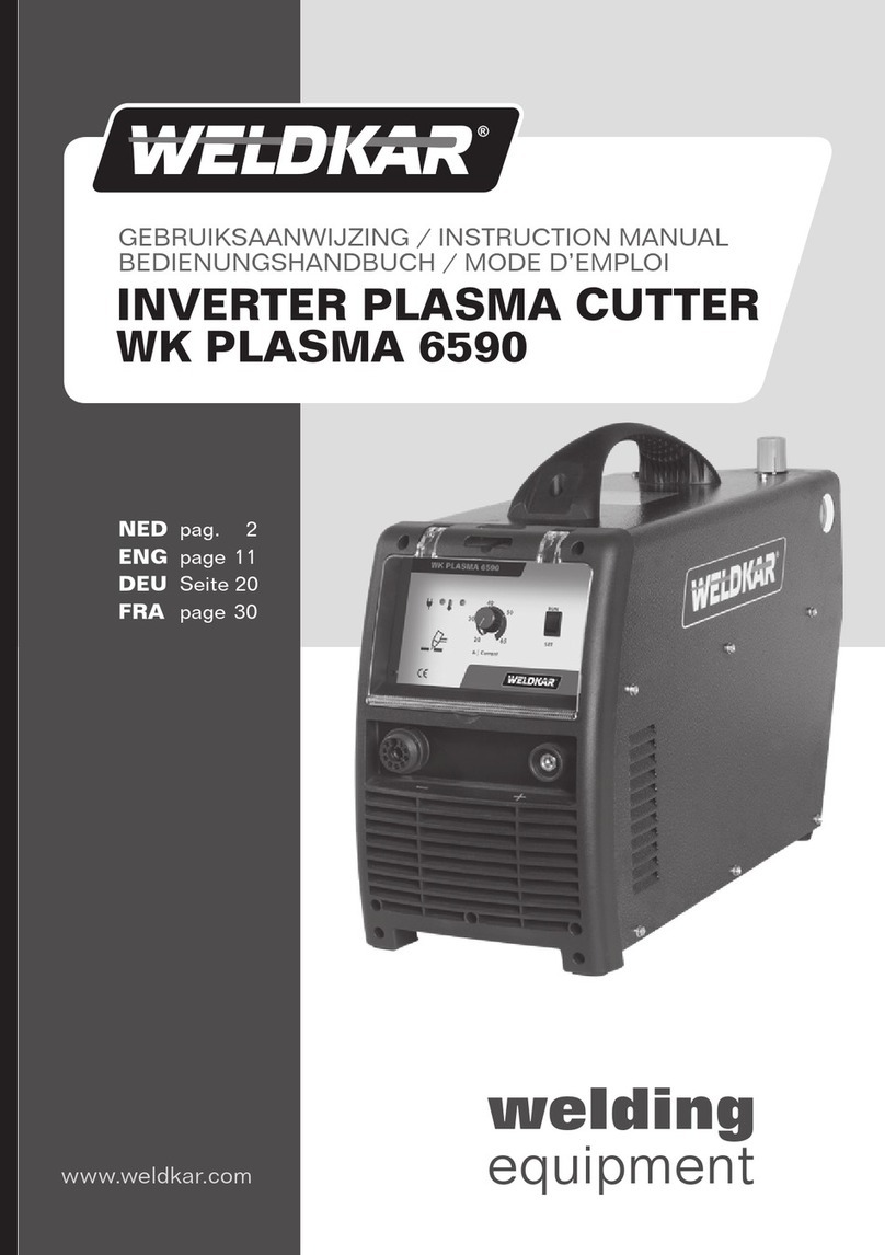 WELDKAR WK PLASMA 6590 instruction manual