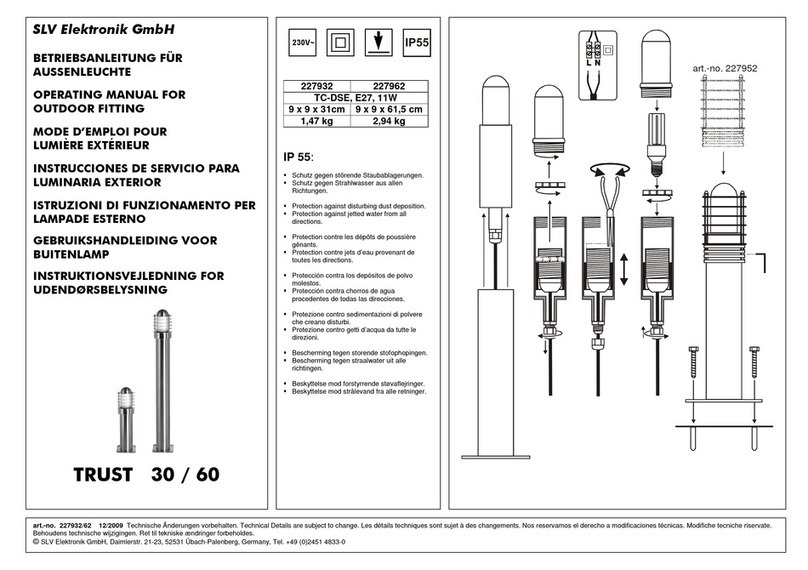 SLV Elektronik TRUST 30 User manual
