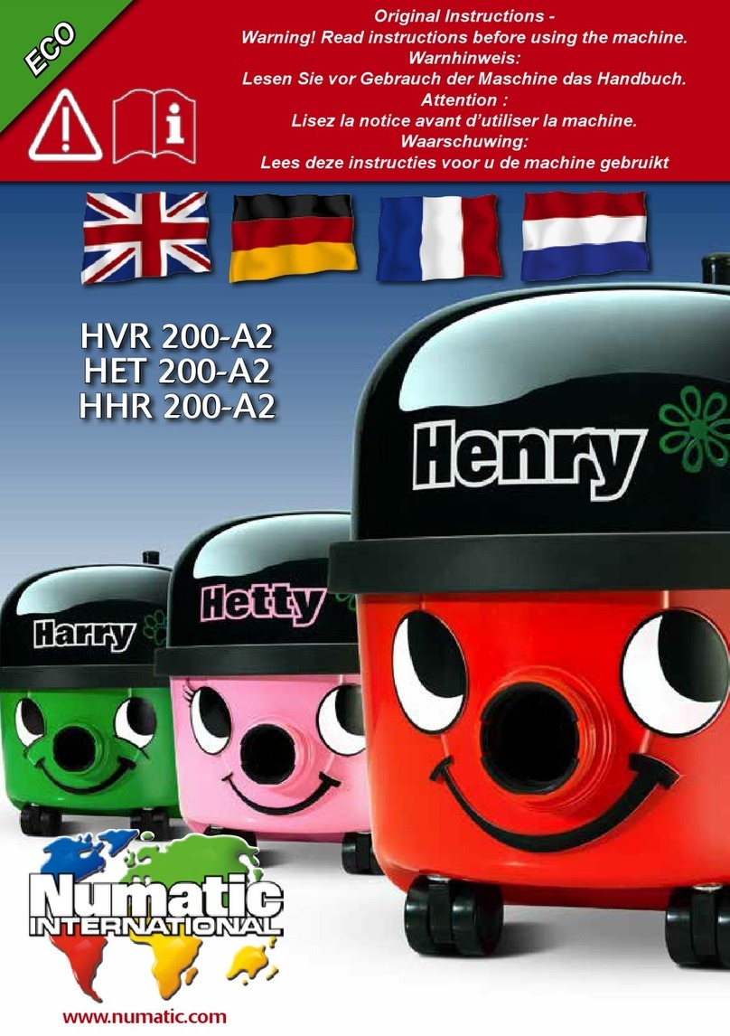 Numatic Henry HVR 200-A2 instructions