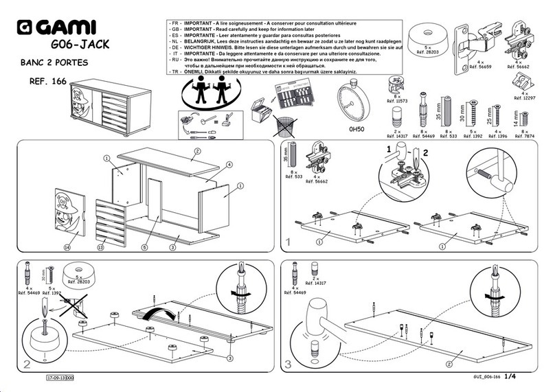 Gami 166 User manual