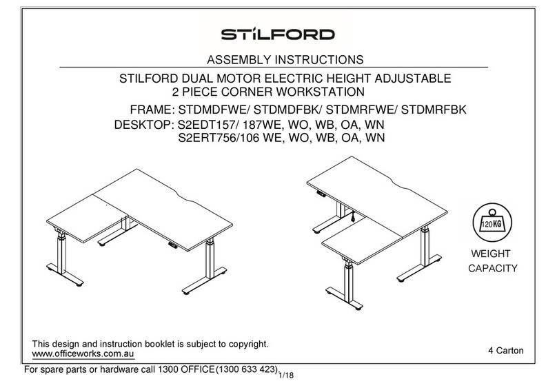 STILFORD STDMRFWE Assembly instructions