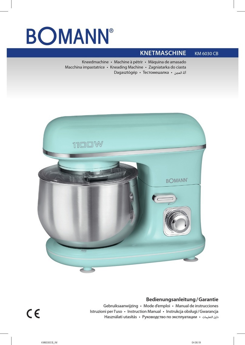 BOMANN KM 6030 CB instruction manual