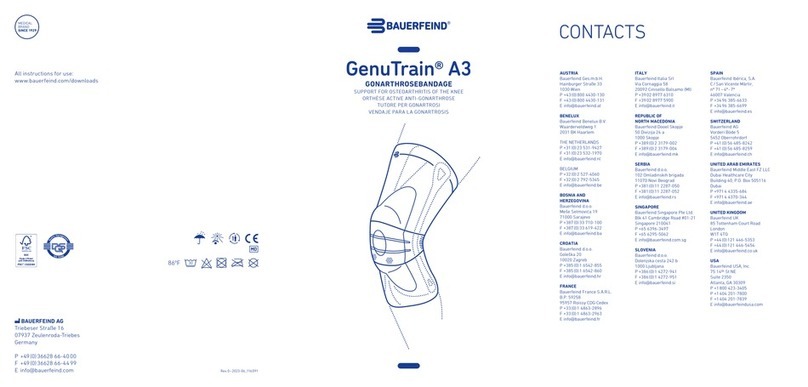 Bauerfeind GenuTrain A3 User manual