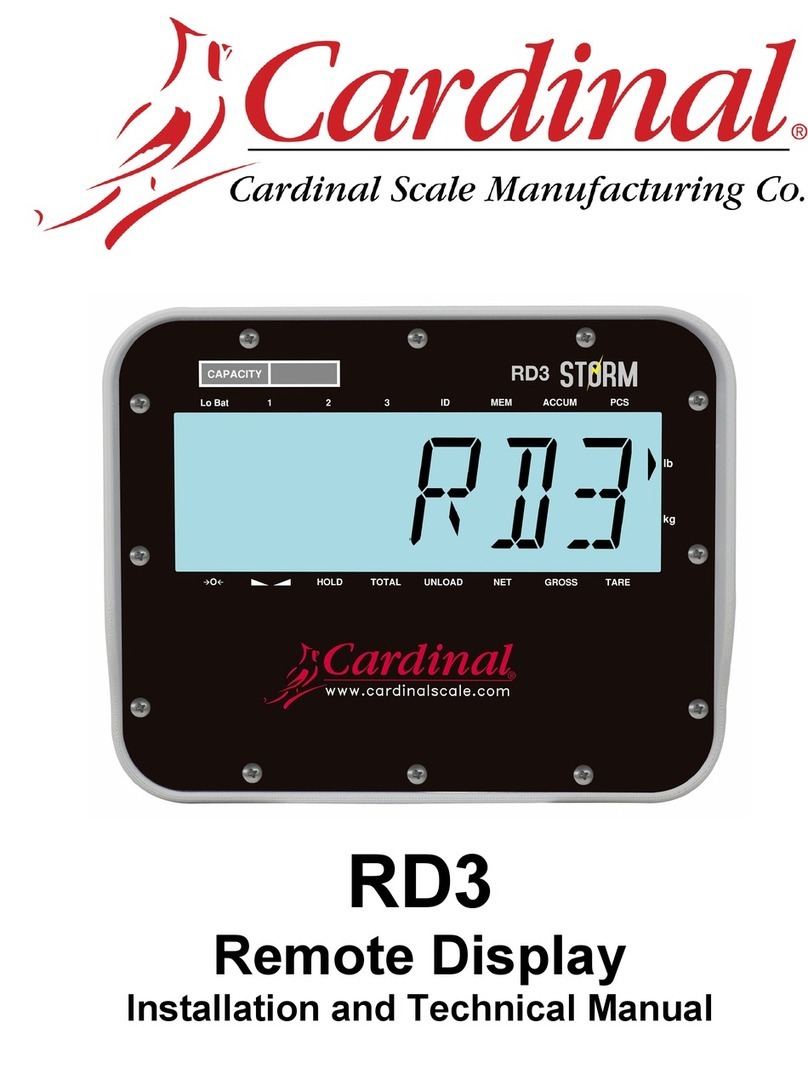 Cardinal RD3 Installation and technical manual