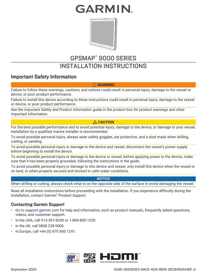 Garmin GPSMAP 9000 Series User manual