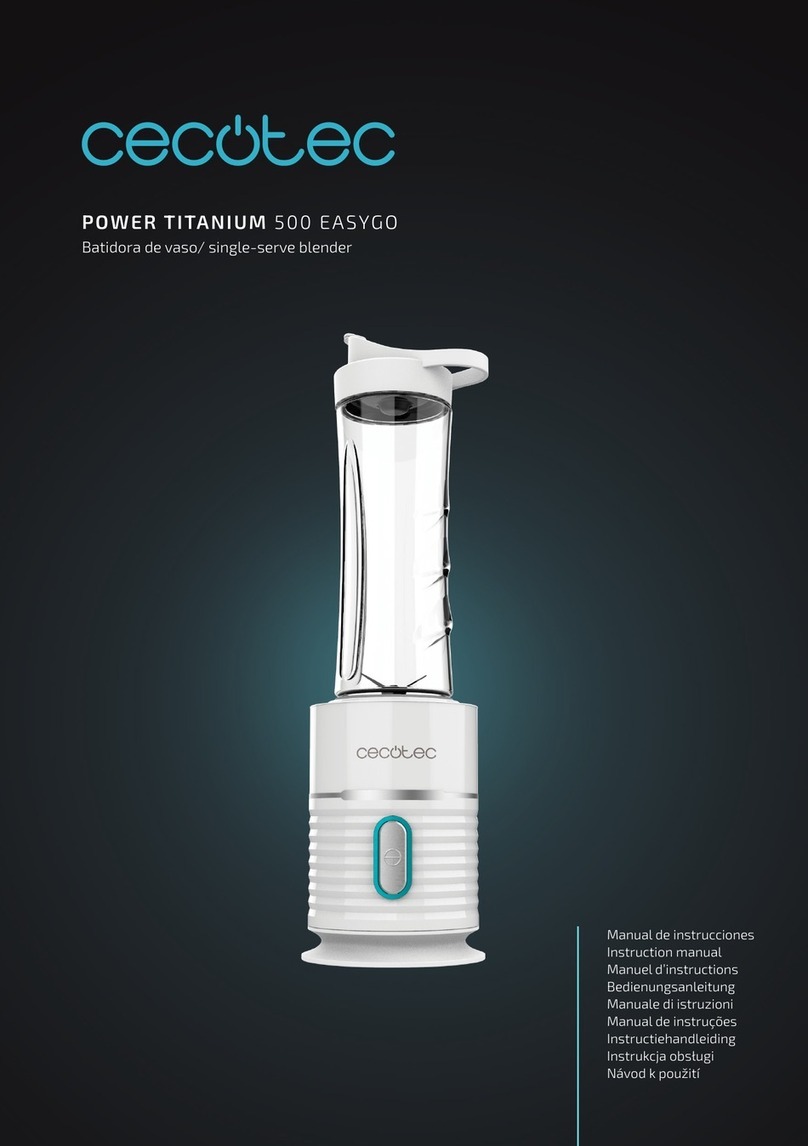 cecotec POWER TITANIUM 500 EASYGO User manual cecotec POWER TITANIUM 500 EASYGO User manual