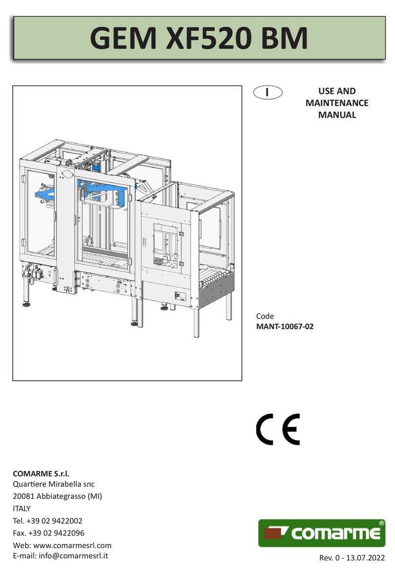 comarme GEM XF520 BM Use and maintenance manual