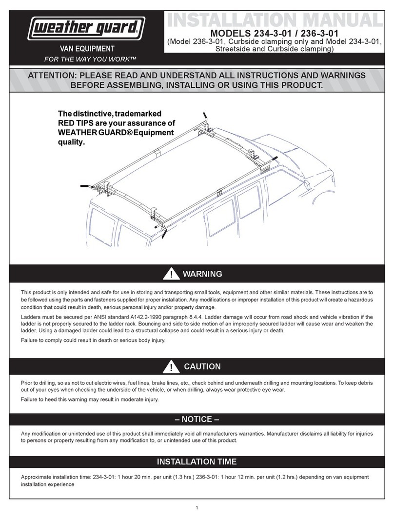 Weather Guard 234-3-01 installation manual