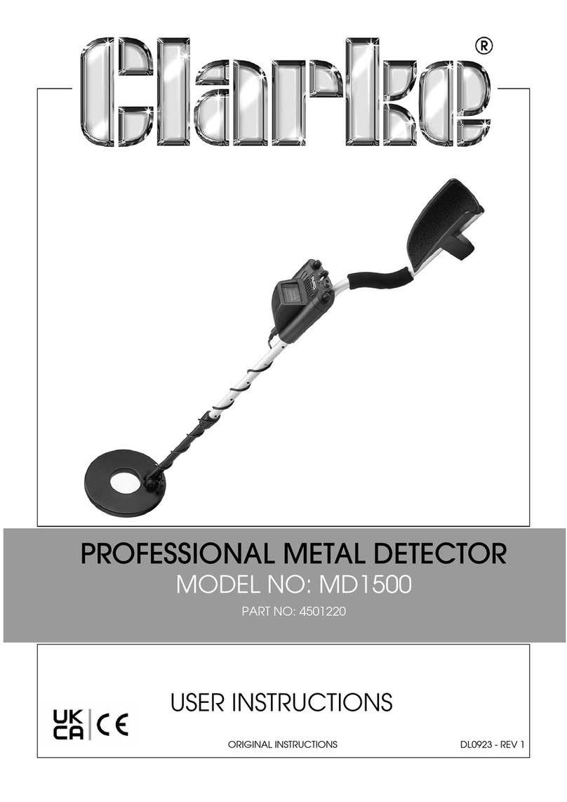 Clarke MD1500 User manual
