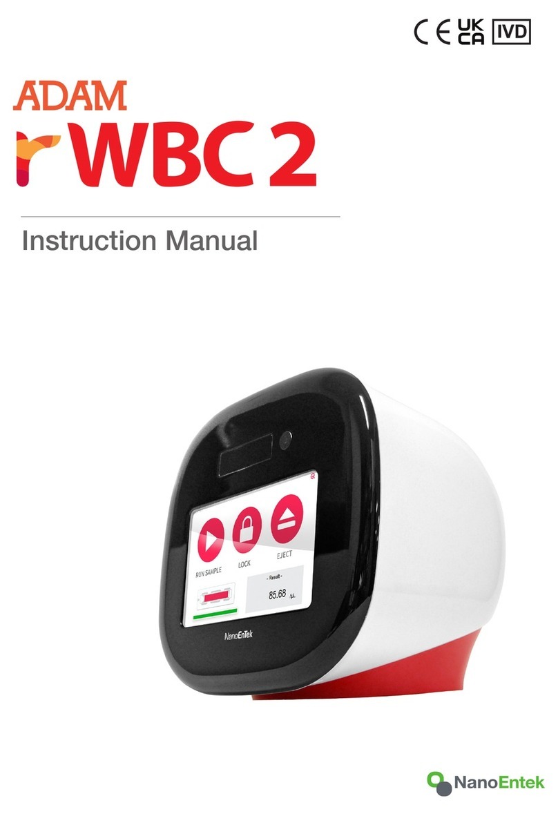 NanoEnTek Adam rWBC2 instruction manual
