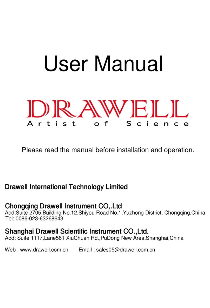 Drawell K1100F User manual