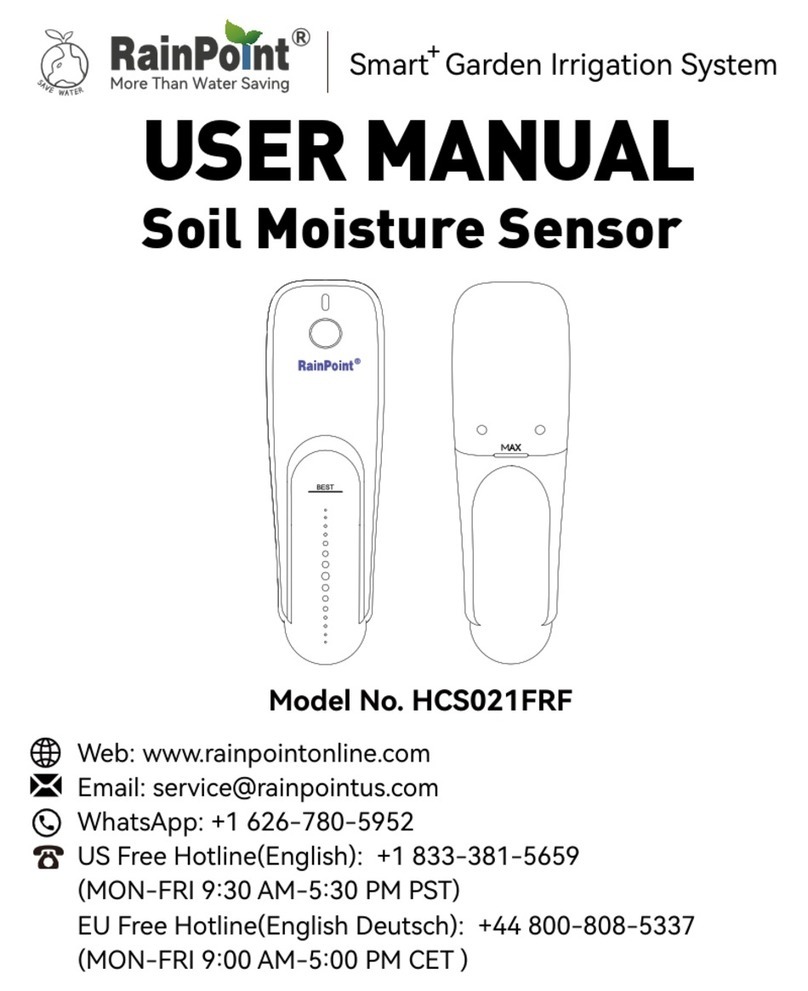 RainPoint HCS021FRF user manual
