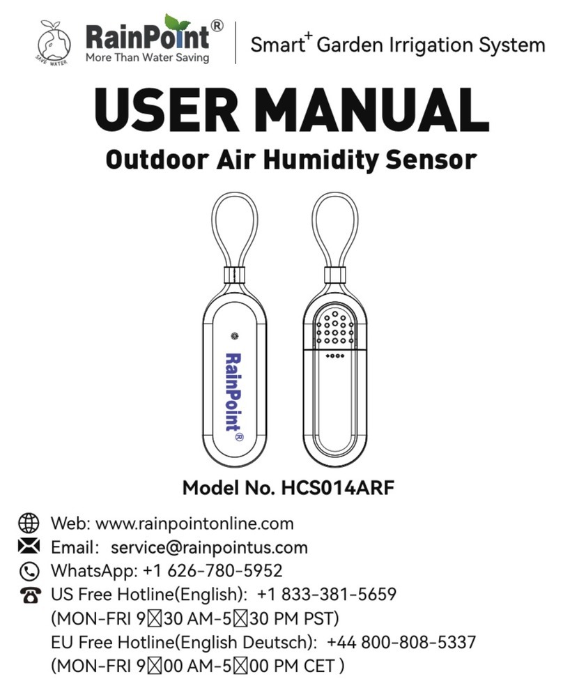 RainPoint HCS014ARF user manual