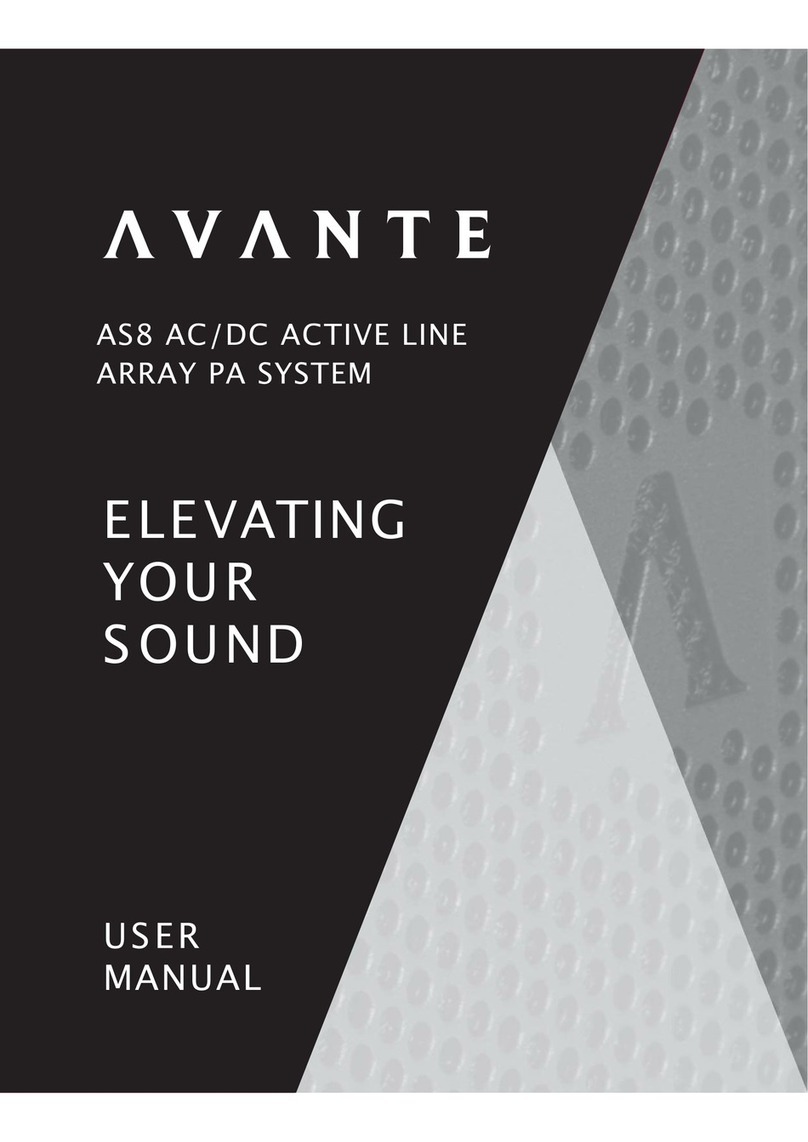 Avante AS8 user manual