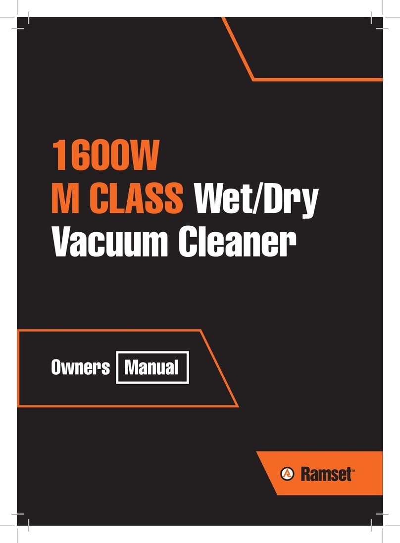 RAMSET M CLASS owner's manual