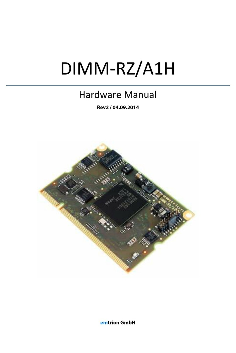 EMTRION DIMM-RZ/A1H Hardware manual