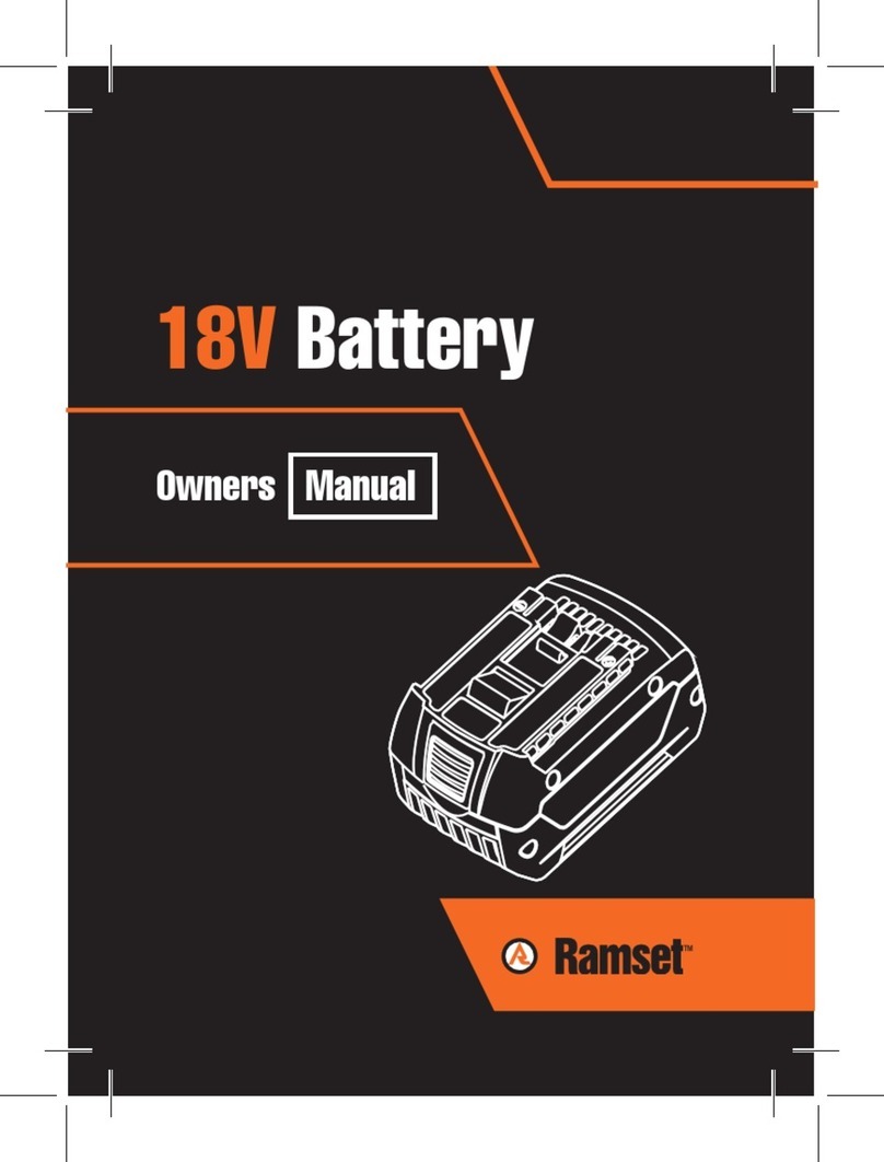RAMSET CBCHR18 owner's manual
