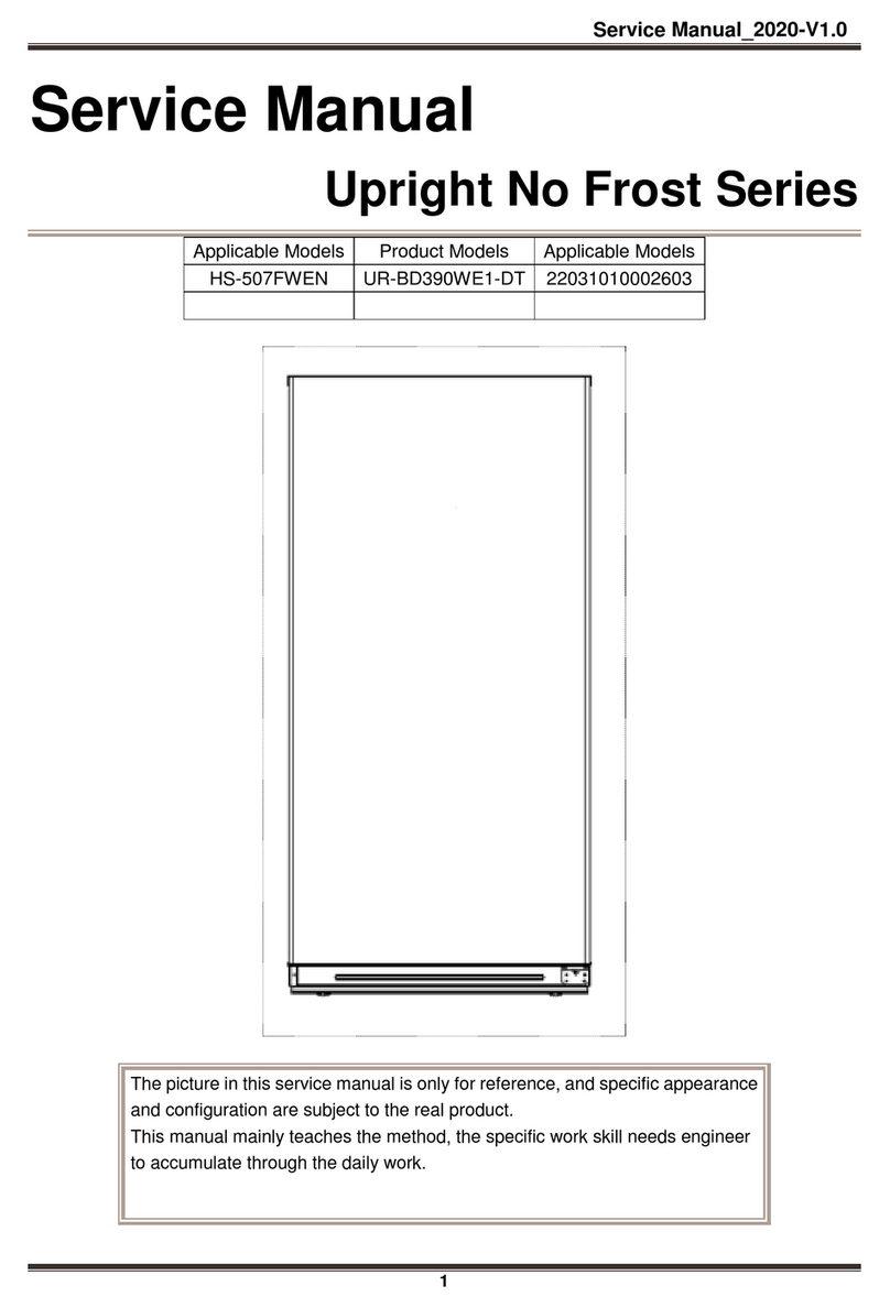 Midea UR-BD390WE1-DT Service manual