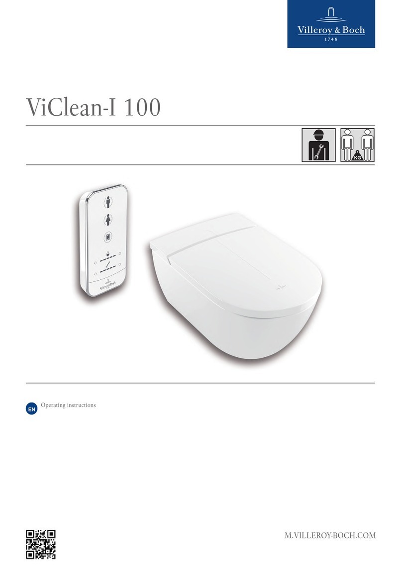 Villeroy & Boch V0E100R1 operating instructions