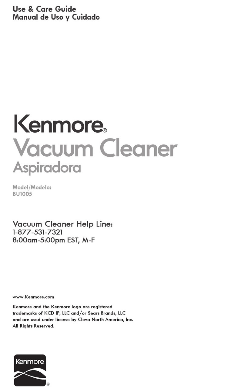 Kenmore BU1005 Use & care guide