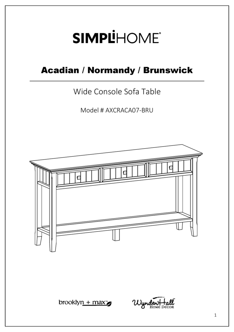 Simpli Home brooklyn + max WyndenHall AXCRACA07-BRU manual Simpli Home brooklyn + max WyndenHall AXCRACA07-BRU manual