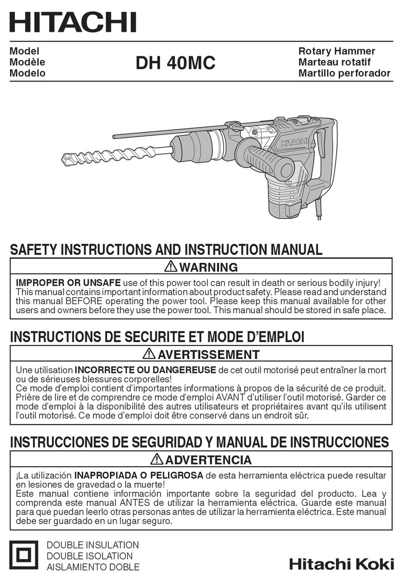 Hitachi DH 40MC User manual