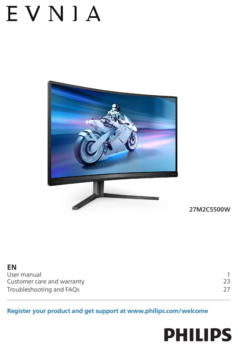 Philips EVNIA 27M2C5500W User manual