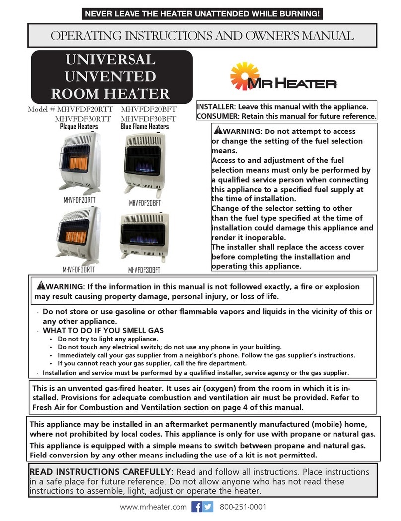 MrHeater MHVFDF20BFT Assembly instructions