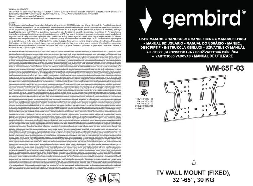Gembird WM-65F-03 User manual