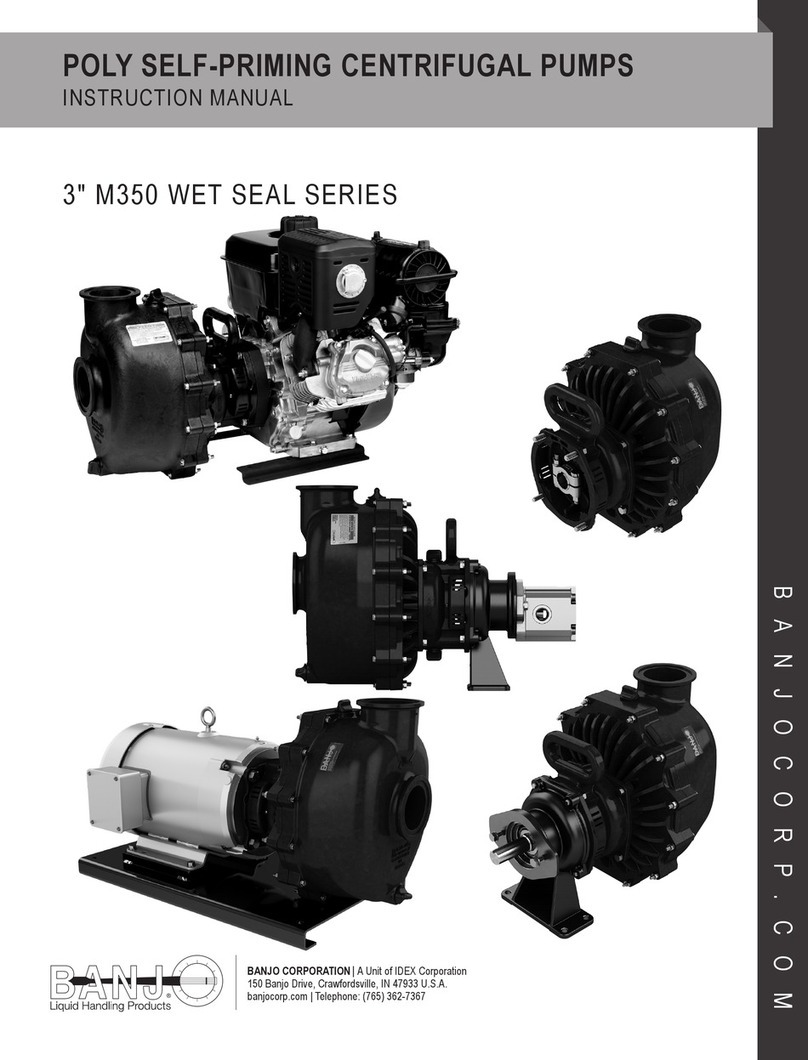 Banjo M350POW instruction manual