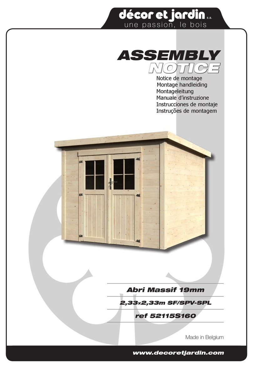 Décor et Jardin Talion Assembly Notice