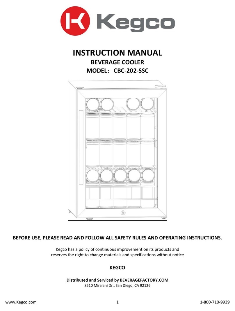 Kegco CBC-202-SSC instruction manual