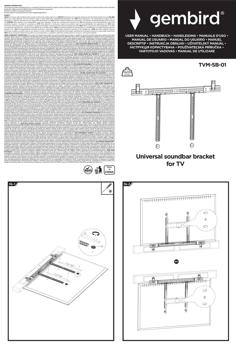 Gembird TVM-SB-01 User manual