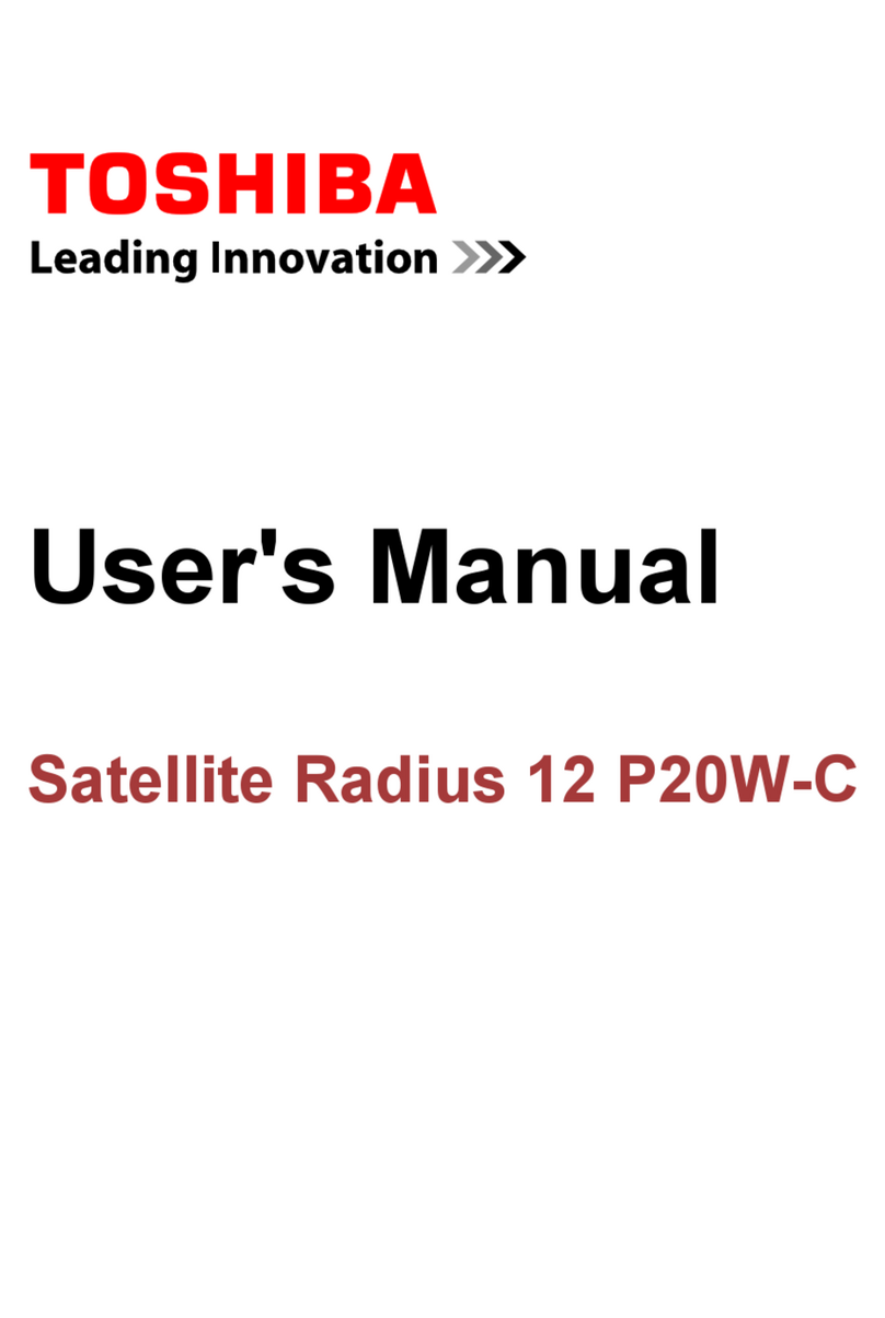 Toshiba Satellite Radius 12 P20W-C User manual