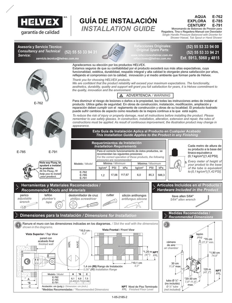 Helvex AQUA E-762 User manual