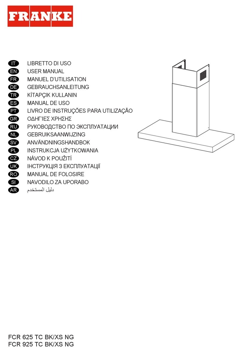 Franke FCR 625 TC user manual