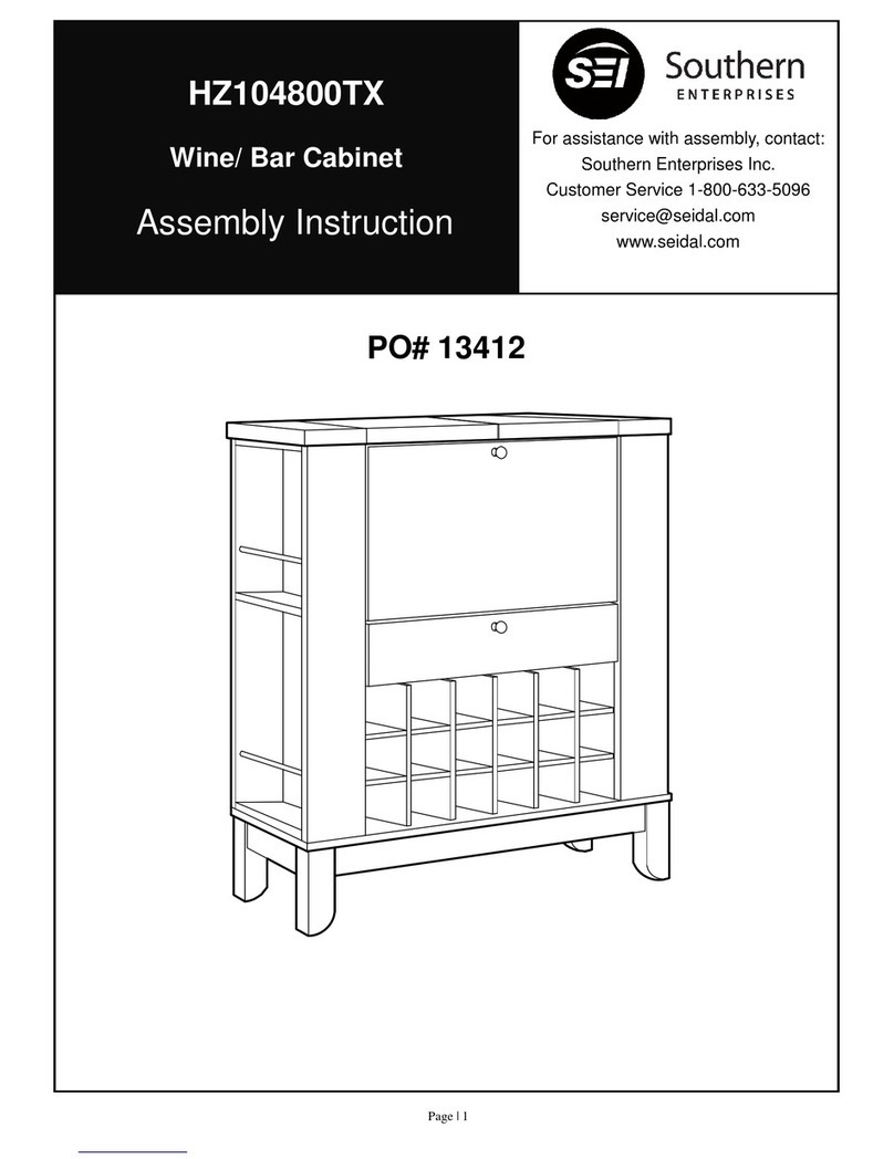 Southern Enterprises HZ104800TX Assembly instruction